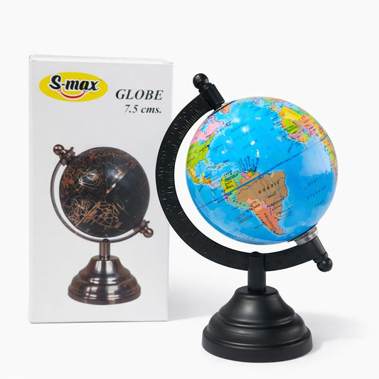 Globe Desk Organizer & Educational World Globe – Premium Rotating Geographic Globe for Home, Office, Study Table, Classroom, Kids Learning & Decorative Display