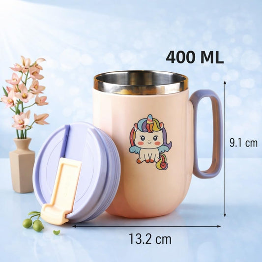 Stainless Steel Coffee Mug with Leakproof Lid, Double-Wall Insulation, Reusable Hot and Cold Beverages, Lightweight and Easy to Clean, Ideal for Office, Home, Outdoor Adventures, Daily Use, Comfortable Drinking Experience
