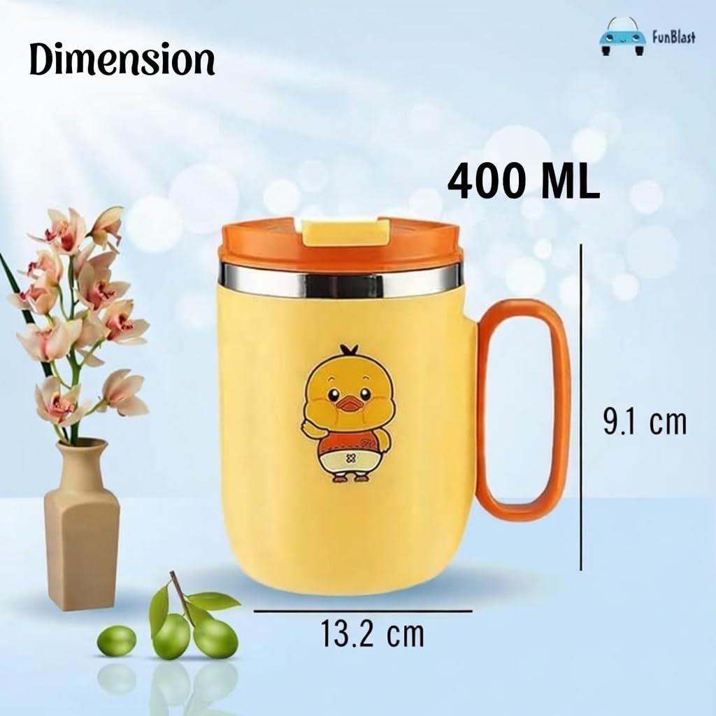 Stainless Steel Coffee Mug with Leakproof Lid, Double-Wall Insulation, Reusable Hot and Cold Beverages, Lightweight and Easy to Clean, Ideal for Office, Home, Outdoor Adventures, Daily Use, Comfortable Drinking Experience