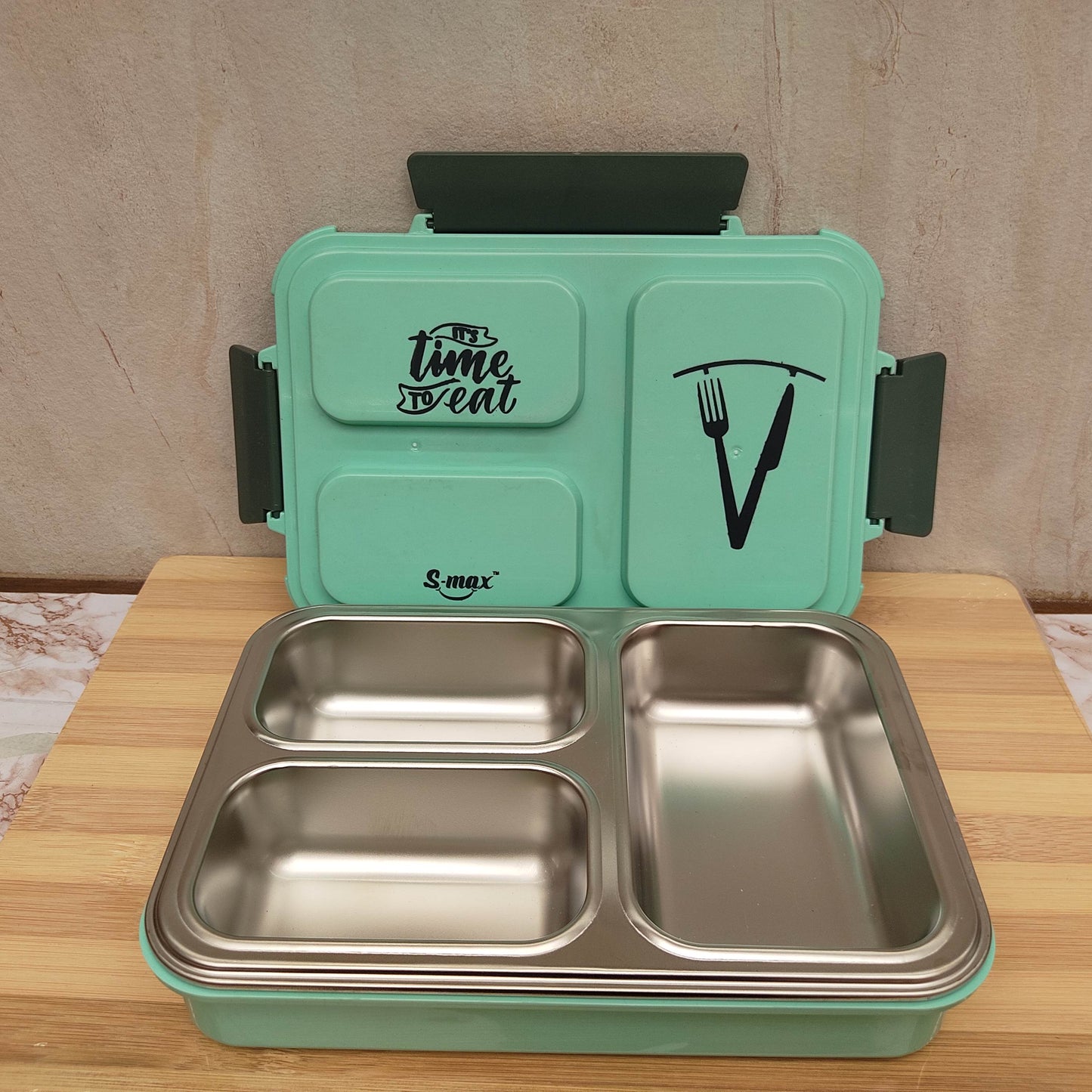 Premium Stainless Steel Lunch Box with Leakproof Lid Durable Food Storage Container for School Office Travel Compact Easy to Carry Reusable Hygienic Meal Box Daily
