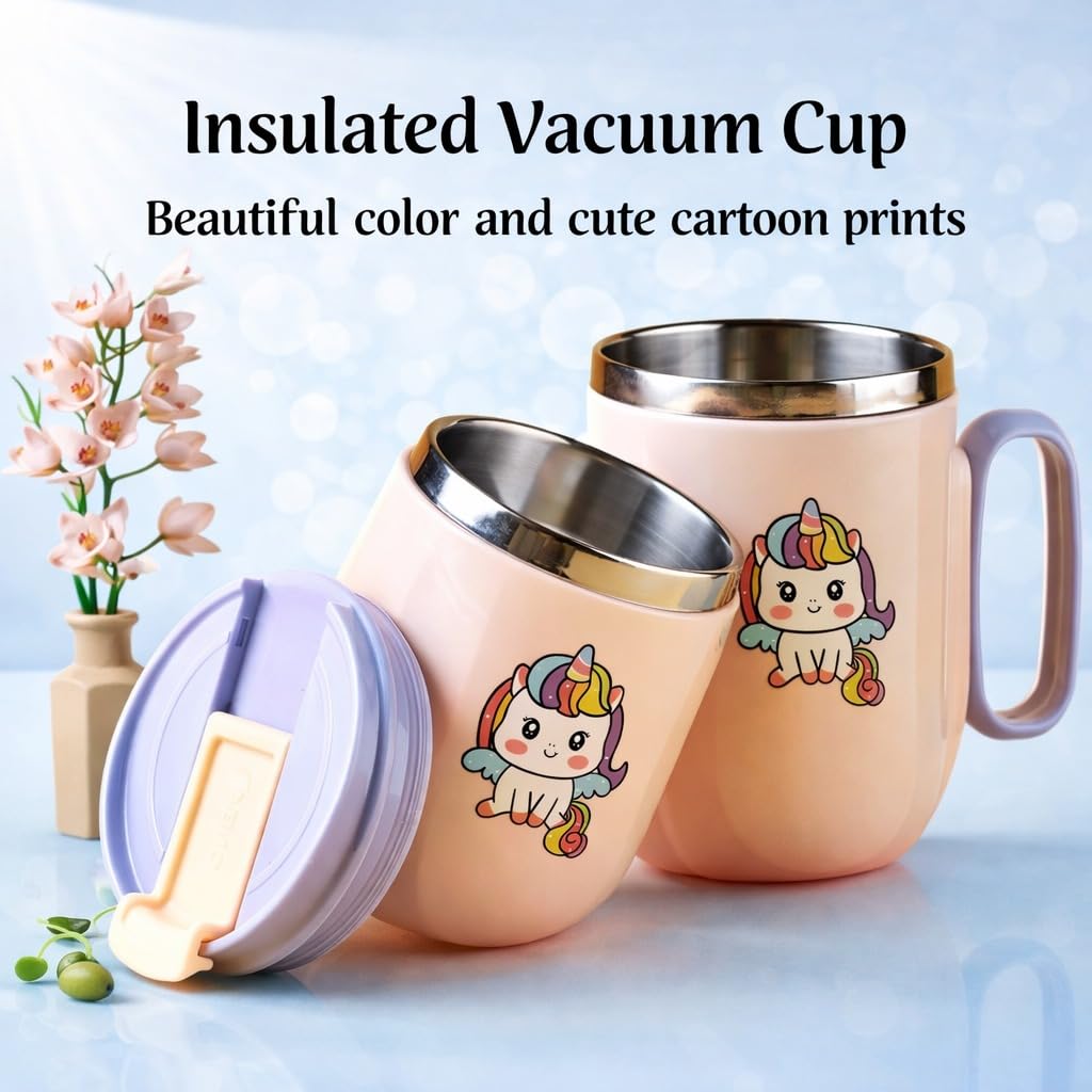 Stainless Steel Coffee Mug with Leakproof Lid, Double-Wall Insulation, Reusable Hot and Cold Beverages, Lightweight and Easy to Clean, Ideal for Office, Home, Outdoor Adventures, Daily Use, Comfortable Drinking Experience