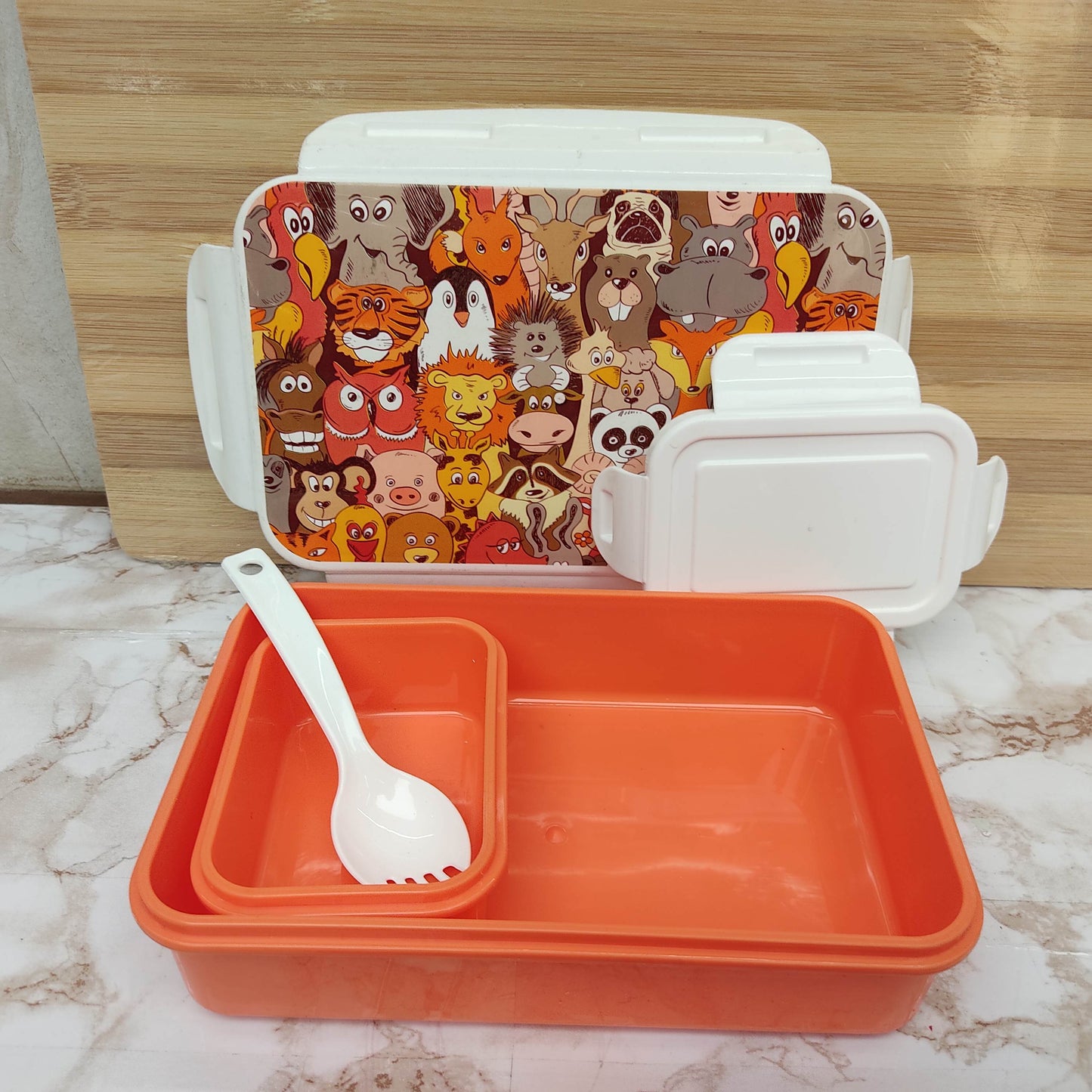 Plastic Lunch Box for everyday use. Made from durable, lightweight lunch box keeps meals organized , reusable, and simple to clean daily.