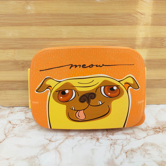 Durable Plastic Lunch Box with Secure Locking Lid, Leak Resistant Design, Spacious Compartments, Food Safe Material, Lightweight and Portable for School, Office, Travel, and Daily Use. Easy to Clean