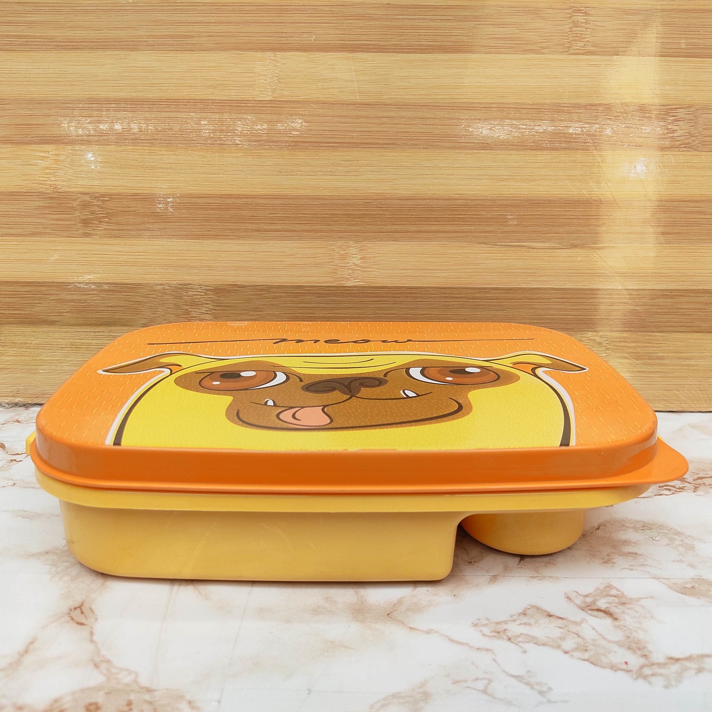 Durable Plastic Lunch Box with Secure Locking Lid, Leak Resistant Design, Spacious Compartments, Food Safe Material, Lightweight and Portable for School, Office, Travel, and Daily Use. Easy to Clean