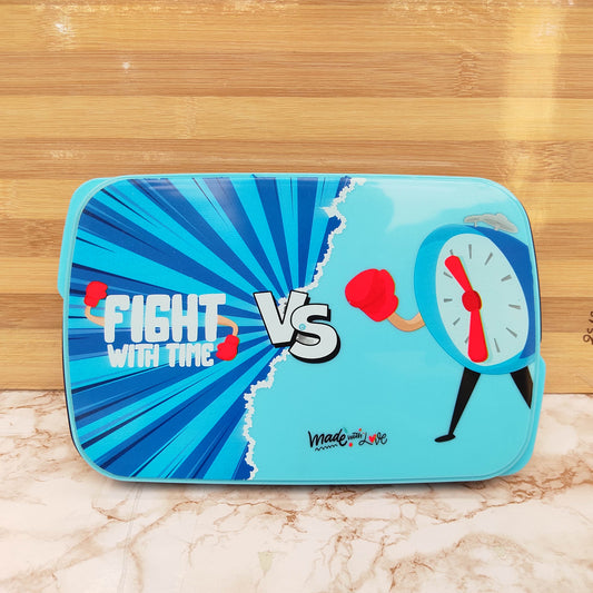 Durable Plastic Lunch Box with Secure Locking Lid, Leak Resistant Design, Spacious Compartments, Food Safe Material, Lightweight and Portable for School, Office, Travel, and Daily Use. Easy to Clean