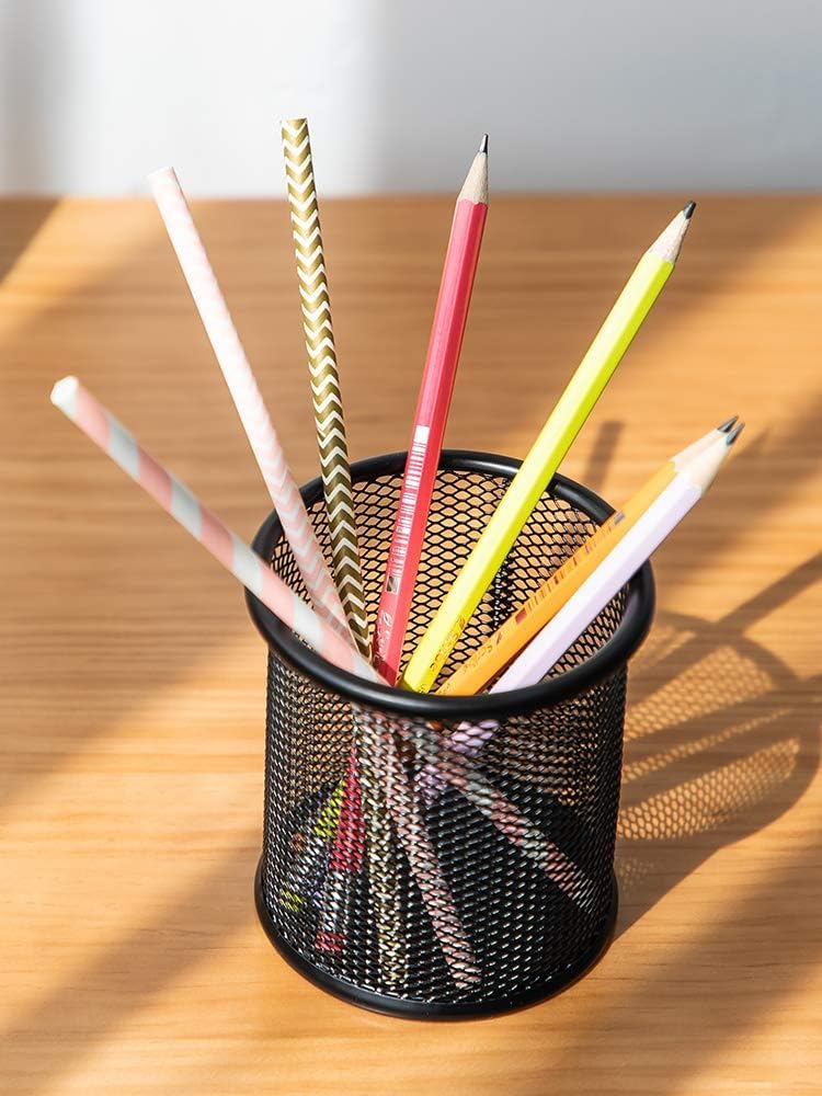 Premium Pen Holder Desk Organizer – Multi-Purpose Office Supplies Storage Stand for Pens, Pencils, Markers, Scissors & Desk Accessories | Modern Desktop Organizer for Home, Office & Study Table